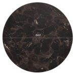ΕΠΙΦΑΝΕΙΑ ΤΡΑΠΕΖΙΟΥ HPL HM5842.14 BROWN MARBLE Φ69 εκ. ΠΑΧΟΥΣ 12mm. - Image 2