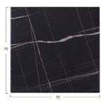 ΕΠΙΦΑΝΕΙΑ ΤΡΑΠΕΖΙΟΥ ΜΑΥΡΟ ΜΑΡΜΑΡΟ 741 WERZALIT 70X70 HM5230.13 - Image 2