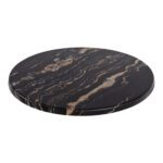 ΕΠΙΦΑΝΕΙΑ ΤΡΑΠΕΖΙΟΥ ΣΤΡΟΓΓΥΛΗ 5787 WERZALIT Φ60 BLACK GOLD MARBLE HM5227.15 - Image 3