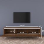 ΕΠΙΠΛΟ ΤΗΛΕΟΡΑΣΗΣ KIMIA ΚΑΡΥΔΙ-ΛΕΥΚΟ HM8902.02 180x35x48,6 εκ. - Image 2
