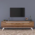 ΕΠΙΠΛΟ ΤΗΛΕΟΡΑΣΗΣ KIMIA ΚΑΡΥΔΙ-ΛΕΥΚΟ HM8902.02 180x35x48,6 εκ. - Image 4