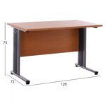 ΓΡΑΦΕΙΟ ΕΠΑΓΓΕΛΜΑΤΙΚΟ VALDEN HM2044.03 ΚΕΡΑΣΙ 120X72X75 εκ. - Image 2
