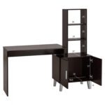 ΓΡΑΦΕΙΟ ΜΕ ΝΤΟΥΛΑΠΙ CHERISH HM2261.01 ΒΕΓΓΕ 150x45x137,5 εκ. - Image 3