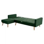 ΚΑΝΑΠΕΣ ΚΡΕΒΑΤΙ ΓΩΝΙΑ ΑΝΑΣΤΡΕΨΙΜΗ TALIA HM3153.03 ΒΕΛΟΥΔΟ ΚΥΠΑΡΙΣΣΙ 267x153x85 εκ. - Image 2