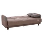 ΚΑΝΑΠΕΣ ΚΡΕΒΑΤΙ ΤΡΙΘΕΣΙΟΣ SANNA HM3245.01 ΜΠΕΖ 210x82x86 εκ. - Image 3