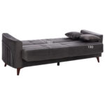 ΚΑΝΑΠΕΣ ΚΡΕΒΑΤΙ PORTMAN ΤΡΙΘΕΣΙΟΣ ΓΚΡΙ HM3247.01 210x80x87 εκ. - Image 3