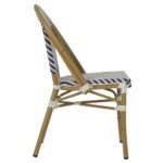 ΚΑΡΕΚΛΑ BAMBOO LOOK ΜΠΛΕ-ΛΕΥΚΟ HM5860.02 46x56x88Y εκ. - Image 4