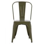 ΚΑΡΕΚΛΑ ΜΕΤΑΛΛΙΚΗ MELITA ΣΕ DARK OLIVE GREEN 43x50x82 εκ. HM8641.03 - Image 3