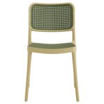 ΚΑΡΕΚΛΑ ΠΟΛΥΠΡΟΠΥΛΕΝΙΟΥ HM5934.04 ΜΠΕΖ ΜΕ OLIVE GREEN ΨΑΘΑ 41x49x102Υ εκ. - Image 3