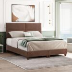 ΚΡΕΒΑΤΙ MILO ΑΠΟ ΚΑΦΕ ΒΕΛΟΥΔΟ HM616.02 ΓΙΑ ΣΤΡΩΜΑ 160x200 EK. - Image 2