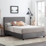 ΚΡΕΒΑΤΙ BECCA ΑΠΟ ΥΦΑΣΜΑ ΓΚΡΙ HM553.11 ΓΙΑ ΣΤΡΩΜΑ 150x200 EK. - Image 2