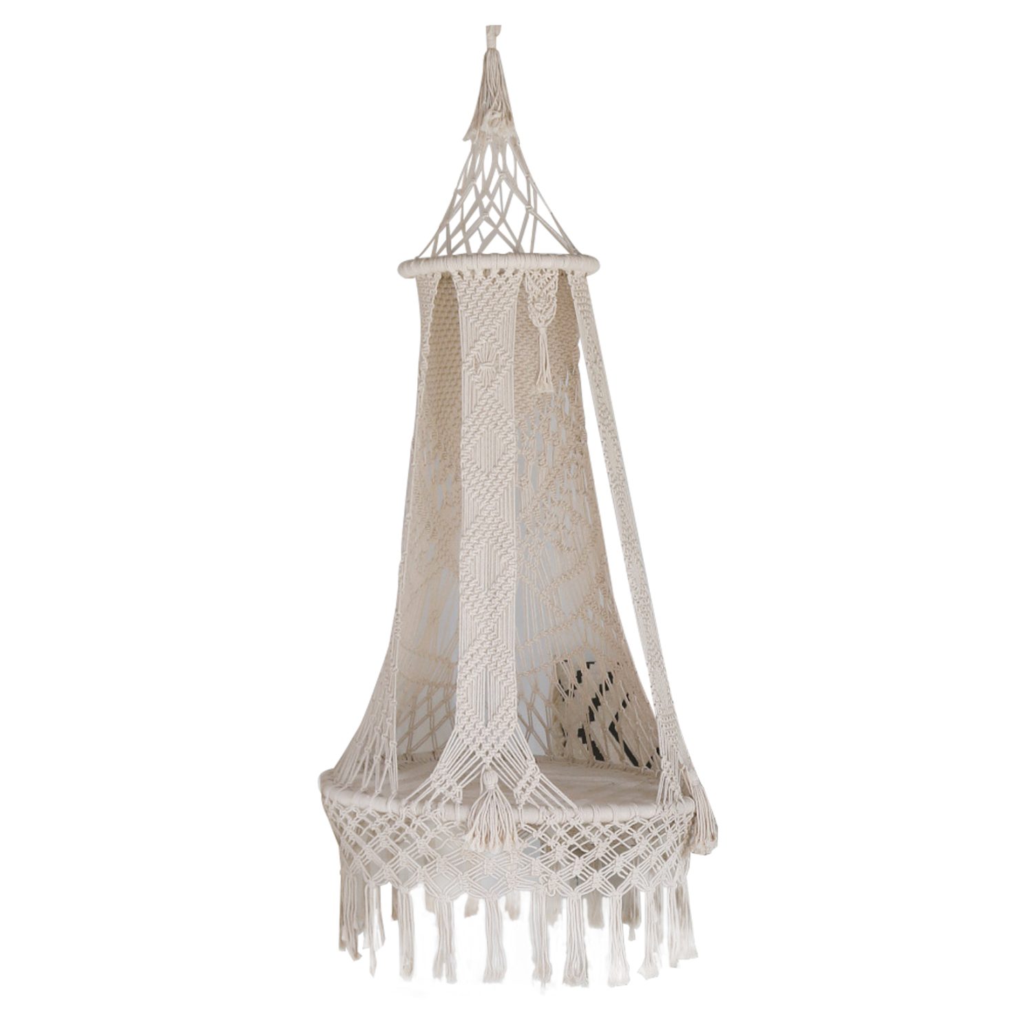 kremasti-folia-makrame-fb99345-ekroy-f80 ΚΡΕΜΑΣΤΗ ΦΩΛΙΑ ΜΑΚΡΑΜΕ HM9345 ΕΚΡΟΥ 80X150 ΕΚ. - Image 1