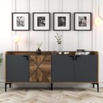 ΜΠΟΥΦΕΣ ΜΕΛΑΜΙΝΗΣ ΚΑΡΥΔΙ ΚΑΙ ΑΝΘΡΑΚΙ 180x35x78Yεκ. HM9433.01 - Image 3