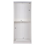ΝΤΟΥΛΑΠΑ ΣΥΡΟΜΕΝΗ ADLER ΜΕΛΑΜΙΝΗΣ 90x45x210Yεκ. ΛΕΥΚΗ 2ΦΥΛΛΗ HM2436.03 - Image 3