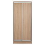 ΝΤΟΥΛΑΠΑ ΣΥΡΟΜΕΝΗ ADLER ΜΕΛΑΜΙΝΗΣ 90x45x210Yεκ. SONAMA OAK 2ΦΥΛΛΗ HM2436.01 - Image 3