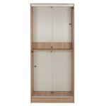 ΝΤΟΥΛΑΠΑ ΣΥΡΟΜΕΝΗ ADLER ΜΕΛΑΜΙΝΗΣ 90x45x210Yεκ. SONAMA OAK 2ΦΥΛΛΗ HM2436.01 - Image 4