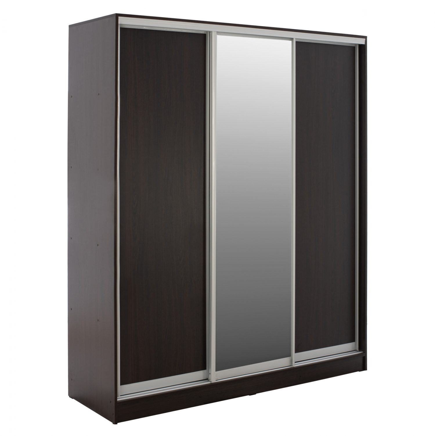 ntoylapa-syromeni-melaminis-wenge-me-kat ΝΤΟΥΛΑΠΑ ΣΥΡΟΜΕΝΗ ADLER ΜΕΛΑΜΙΝΗΣ WENGE ΜΕ ΚΑΘΡΕΦΤΗ 3ΦΥΛΛΗ HM2461.02 183x60x220 εκ. - Image 1