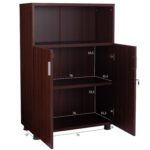 ΝΤΟΥΛΑΠΙ ΓΡΑΦΕΙΟΥ VALORA ΕΠΑΓΓΕΛΜΑΤΙΚΟ HM2058.12 WENGE 80x38x118,5 - Image 3