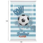 ΠΑΙΔΙΚΟ ΧΑΛΙ ΜΕ ΚΡΟΣΙΑ GOAL ΜΠΛΕ HM7679.21 120Χ180 εκ. - Image 2