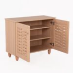 ΠΑΠΟΥΤΣΟΘΗΚΗ-ΝΤΟΥΛΑΠΙ CASSIOPE HM2208.09 ΜΕΛΑΜΙΝΗ ΣΕ ΧΡΩΜΑ ΦΥΣΙΚΟ 77Χ34Χ63.5Yεκ. - Image 4