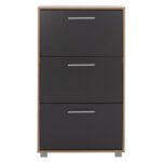 ΠΑΠΟΥΤΣΟΘΗΚΗ ΞΥΛΙΝΗ DAVINA HM2221.04 SONAMA-ΓΚΡΙ 3ΘΕΣΕΩΝ 62Χ24Χ110Υεκ - Image 4