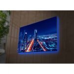 ΠΙΝΑΚΑΣ ΜΕ LED ΝΥΧΤΕΡΙΝΗ ΠΟΛΗ 70x45 HM7338 - Image 3
