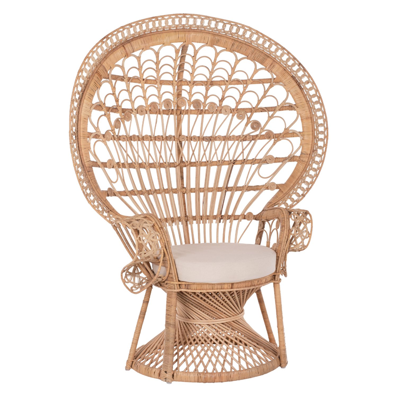 polythrona-apo-bamboo-me-maxilari-134x65 ΠΟΛΥΘΡΟΝΑ ROYAL PEACOCK ΑΠΟ BAMBOO ΜΕ ΜΑΞΙΛΑΡΙ 134X65X150Yεκ.HM9342 - Image 1