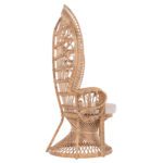 ΠΟΛΥΘΡΟΝΑ ROYAL PEACOCK ΑΠΟ BAMBOO ΜΕ ΜΑΞΙΛΑΡΙ 134X65X150Yεκ.HM9342 - Image 4
