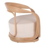 ΠΟΛΥΘΡΟΝΑ DUCHESS ΑΠΟ RATTAN ΦΥΣΙΚΟ ΜΕ ΜΑΞΙΛΑΡΙ HM9478 81x59x70 εκ. - Image 4