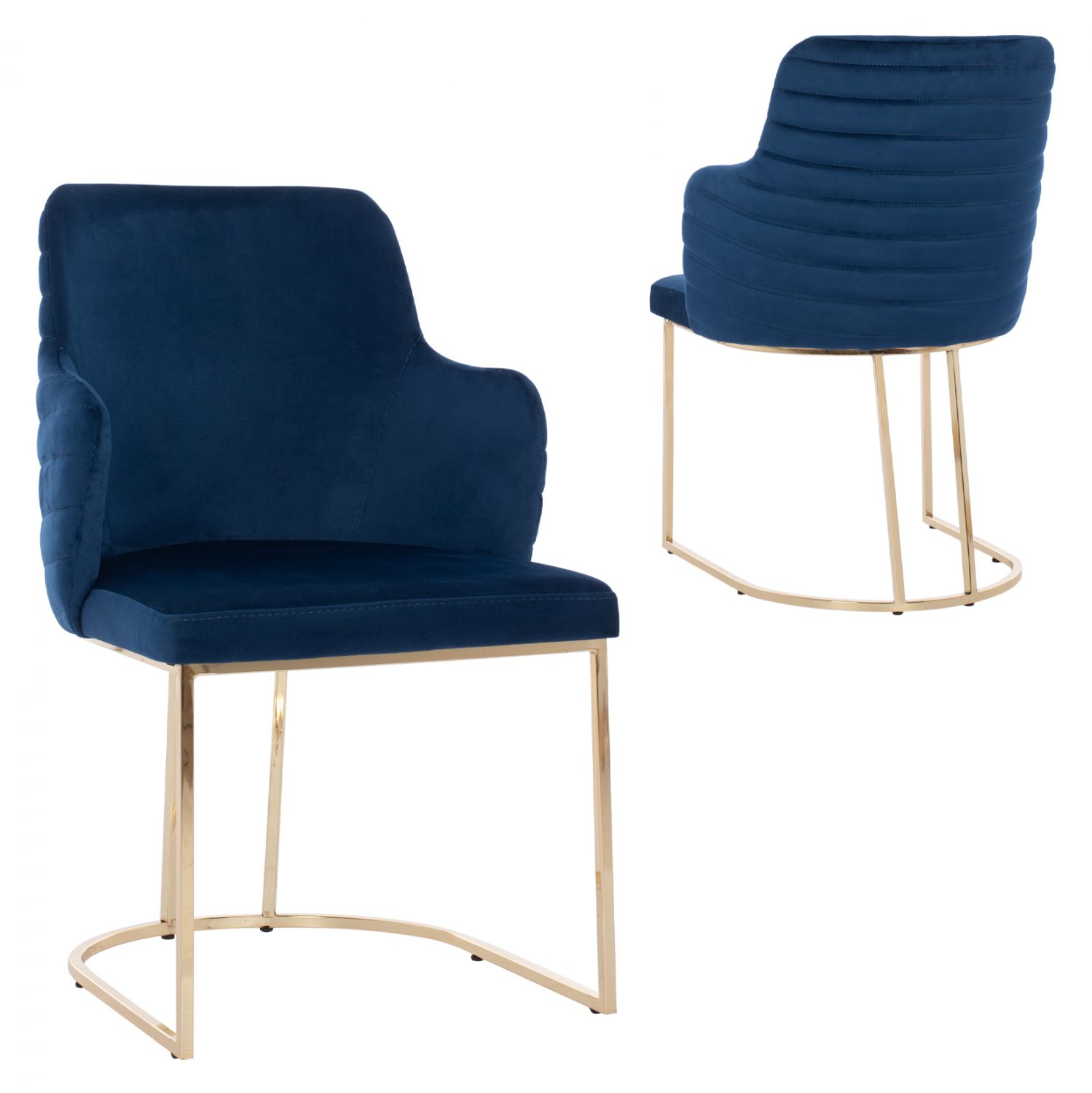 polythrona-fb9927508-apo-mple-beloydo-me ΠΟΛΥΘΡΟΝΑ SOLANA HM9275.08 ΑΠΟ ΜΠΛΕ ΒΕΛΟΥΔΟ ΜΕ ΜΕΤΑΛΛΙΚΑ ΧΡΥΣΑ ΠΟΔΙΑ 54x63x87Υ εκ. - Image 1