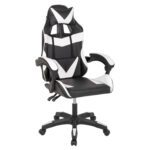 ΠΟΛΥΘΡΟΝΑ GAMING EFFRON HM1186.04 PU ΜΑΥΡΟ ΛΕΥΚΟ 64x61x118Yεκ.