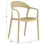 ΠΟΛΥΘΡΟΝΑ ΠΟΛΥΠΡΟΠΥΛΕΝΙΟΥ ΚΑΠΟΥΤΣΙΝΟ 57x53x81Υ HM5935.03 - Image 2