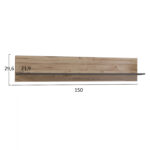 ΡΑΦΙ ΤΟΙΧΟΥ SAGE HM8840 ΓΚΡΙ ΦΥΣΙΚΟ 150x21,9x29,6 εκ. - Image 3