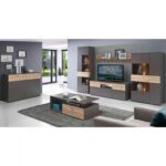 ΡΑΦΙ ΤΟΙΧΟΥ SAGE HM8840 ΓΚΡΙ ΦΥΣΙΚΟ 150x21,9x29,6 εκ. - Image 4