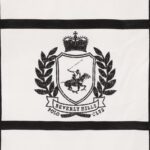 ΣΕΤ ΠΑΠΛΩΜΑΤΟΘΗΚΗ ΣΕΝΤΟΝΙ 2 ΜΑΞΙΛΑΡΟΘΗΚΕΣ ΥΠΕΡΔΙΠΛΑ POLO BEVERLY HILLS CLUB HM12026 ΛΕΥΚΟ ΜΑΥΡΟ 240x260εκ. 176BHP2234 - Image 4