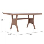 ΣΕΤ ΣΑΛΟΝΙ ΓΩΝΙΑ ΜΕ ΚΑΦΕ WICKER HM5756.02 - Image 3