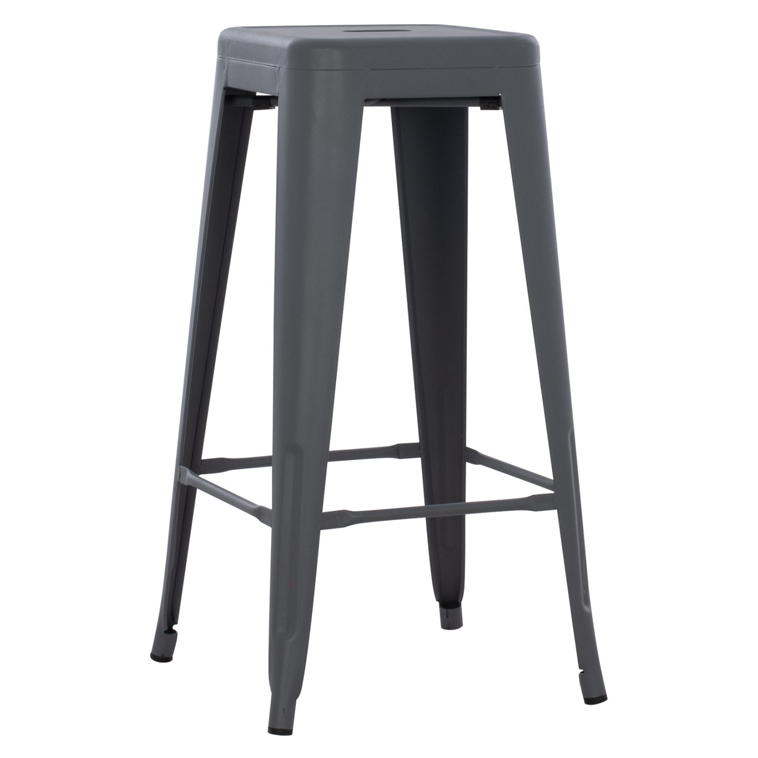 skampo-bar-metalliko-melita-se-gkri-fb98 ΣΚΑΜΠΟ BAR ΜΕΤΑΛΛΙΚΟ MELITA ΣΕ ΓΚΡΙ HM8642.10 43x43x78εκ. - Image 1