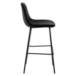 ΣΚΑΜΠΟ VINCENT HM9298.14 ΜΕΣΑΙΟΥ ΥΨΟΥΣ ΜΑΥΡΟ ΜΕ ΜΕΤΑΛΛΙΚΑ ΠΟΔΙΑ 47x51x96 εκ. - Image 4
