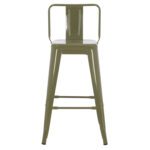 ΣΚΑΜΠΟ ΜΕΣΑΙΟΥ ΥΨΟΥΣ ΜΕΤΑΛΛΙΚΟ MELITA ΣΕ DARK OLIVE GREEN HM8574.03 42x42x98 cm. - Image 3