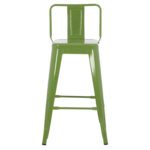 ΣΚΑΜΠΟ ΜΕΣΑΙΟΥ ΥΨΟΥΣ ΜΕΤΑΛΛΙΚΟ MELITA ΣΕ LIGHT OLIVE GREEN HM8574.13 42x42x98 εκ. - Image 3