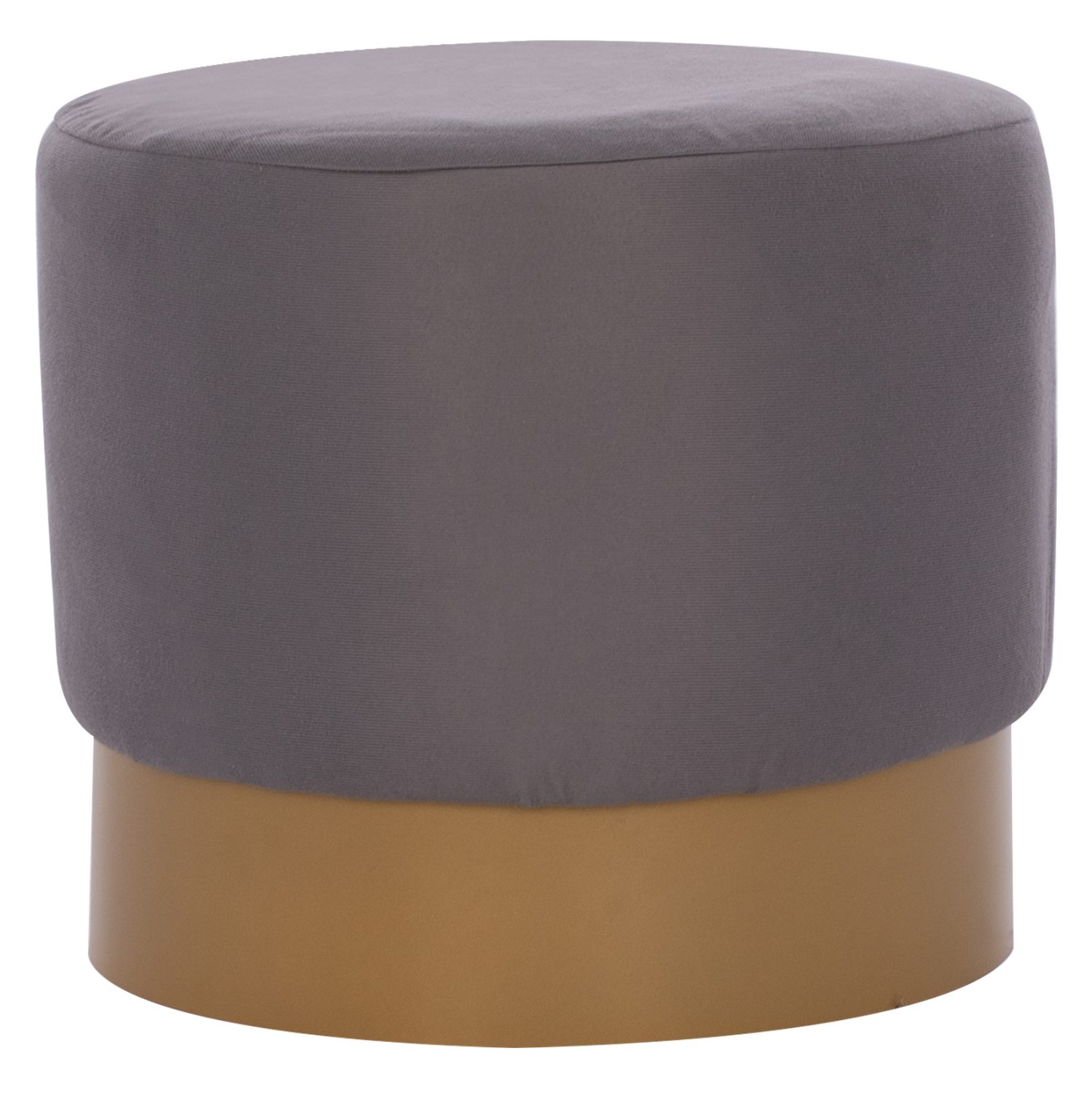 skampo-vinde-fb9926004-gkri-me-chrysi-ba ΣΚΑΜΠΟ VINDE HM9260.01 ΓΚΡΙ ΜΕ ΧΡΥΣΗ ΒΑΣΗ Φ40x35 εκ. - Image 1