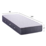 ΣΤΡΩΜΑ DREAMTOPIA CLOUD9 HM656.90-200 BONNELL SPRING 90x200 εκ. - Image 2