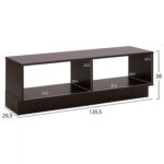 ΣΥΝΘΕΣΗ ΤΗΛΕΟΡΑΣΗΣ JAZMIN HM2255.01 WENGE 181x29,5x145 εκ. - Image 3