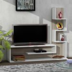 ΣΥΝΘΕΤΟ ΤΗΛΕΟΡΑΣΗΣ EDELIE ΛΕΥΚΟ 149,5x29,5x120,8 εκ.HM8908.01 - Image 2