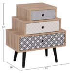 ΣΥΡΤΑΡΙΕΡΑ HM8758 ΜΕ 3 ΣΥΡΤΑΡΙΑ HATTIE 52x30x57Υ εκ. - Image 2