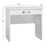 ΤΟΥΑΛΕΤΑ ELSIE HM313.05 ΜΕ 1 ΣΥΡΤΑΡΙ ΛΕΥΚΗ 80X40X76 εκ. - Image 2