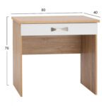 ΤΟΥΑΛΕΤΑ ELSIE  HM313.06 ΜΕ 1 ΣΥΡΤΑΡΙ SONAMA - ΛΕΥΚΗ 80x40x76 εκ. - Image 2
