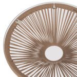 ΤΡΑΠΕΖΙ ΒΟΗΘΗΤΙΚΟ ALLEGRA ΜΕΤΑΛΛΟ ΛΕΥΚΟ ME TWISTED WICKER ΦΥΣΙΚΟ HM5873.02 Φ47Χ45Υεκ. - Image 4