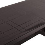 ΤΡΑΠΕΖΙ ΠΟΛΥΠΡΟΠΥΛΕΝΙΟΥ ΚΑΦΕ ΧΡΩΜΑ HM5738.03 140x80x74 εκ. - Image 4