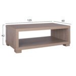 ΤΡΑΠΕΖΙ ΣΑΛΟΝΙΟΥ SALEM HM2217.02 SONAMA OAK 120Χ60Χ42Y εκ. - Image 2